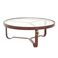 Nouvelle table basse élégante et moderne avec plateau en verre, finition nickel, acier inoxydable argenté, forme carrée, meubles de salon de qualité supérieure