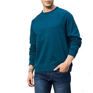100% Cotton Fleece <b>Sweatshirt</b> for Men Long Sleeve Winter Pullover Oversized Embroidered Design Digital Printing Plain Dyed - Product Image 5