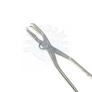 Pinza Ortopédica para Sujeción Ósea Bishop de 12.5 Pulgadas con Mordaza Ajustable de Trinquete, Pinza Quirúrgica de Acero Inoxidable Alemán Premium, CE - Product Image 4