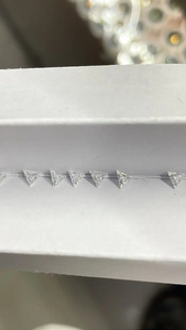 Diamants en vrac de laboratoire SHRAMAN DIAMOND, prix de gros du fabricant, clarté VS-Si, 0,20 ct/pièce, HPHT/CVD, couleur DEF, taille triangle - Product Image 3