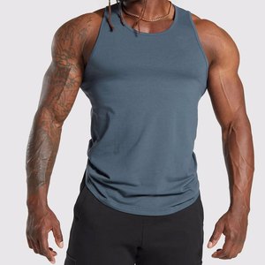 Best Premium Quality Sporty Breathable Polyester/Cotton Tank Top for Men in Gym at Competitive Rates - Product Image 1