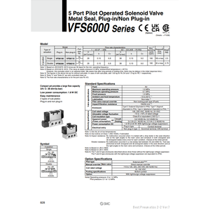Pièces pneumatiques VFS6200-4FZ-06 d'électrovanne pneumatique SMC - Product Image 2