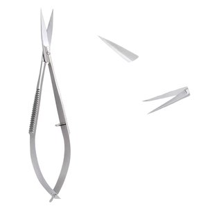 Ciseaux à ressort de qualité supérieure avec lames de précision affûtées, poignée ergonomique à ressort, pour usage professionnel - Product Image 5