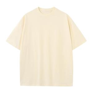 High Quality Organic 100% Cotton Custom T Shirt <b>Blank</b> 230gsm Heavy <b>Weight</b> Oversized Tshirt DTG Printing Men's T-Shirts - Product Image 2