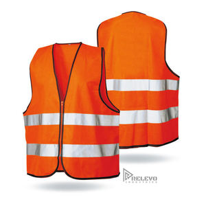 Chaleco de Seguridad de Alta Visibilidad ANSI Clase 1 EN ISO 20471 Clase 1 con Logotipo Personalizado Impreso, Diseño Sólido, Chaleco de Trabajo RELEVO - Product Image 4