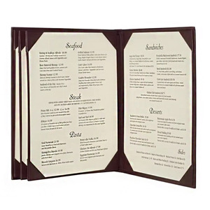 เมนูหนัง A5 B5 พร้อมเชือกยางยืด สำหรับร้านกาแฟ พร้อมโลโก้สั่งทำ - Product Image 2