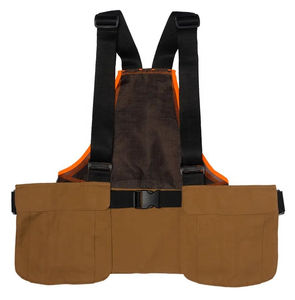 Gilet de chasse Upland avec poches pour cartouches, dos en maille, bretelles réglables, gilet de fauconnerie avec logo personnalisé - Product Image 1