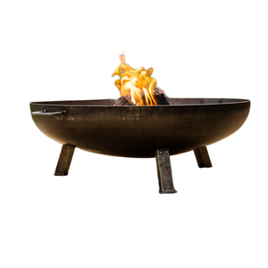 Brasero d'extérieur robuste en fer, surface thermolaquée, design rustique écologique pour la décoration de jardin, utilisation autonome - Product Image 5