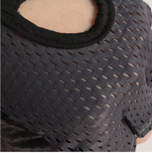 Summer Lightweight Pu Half Finger <b>Gloves</b> Breathable Anti-Slip Buckle Closure for Cycling <b>Weight</b> Lifting & Gym (Men & Women) - Product Image 5