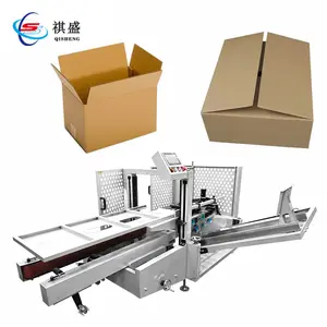 Automatic Corrugated Carton Box Erector Opening Forming Machine Case Folding Unpacking And Former Opener Erecting Machine