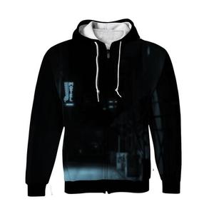 Sudadera con Capucha Blanca para Hombre, con Logotipo Rojo Estampado en la Parte Delantera, Tejida en Algodón, Estilo Urbano Otoñal - Product Image 3