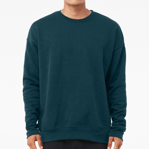 Pull-over décontracté unisexe en coton 100 % léger et écologique, à manches longues, col rond, coupe classique, imperméable, pour l'hiver – Vente en gros - Product Image 4