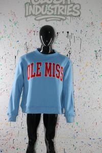 เสื้อสเวตเชิ้ต OLE MISS รุ่น Winter Eco-Friendly คอเต่า 450 GSM ปักชื่อตามสั่ง ทรงโอเวอร์ไซส์ ทรงบ็อกซี่ ผ้าฝ้ายฟลีซ 100% - Product Image 5