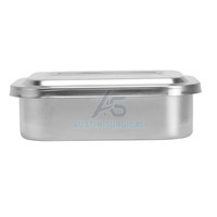 Plateau pour instruments chirurgicaux en acier inoxydable à surface lisse, utilisation manuelle, réutilisable pour des procédures chirurgicales organisées