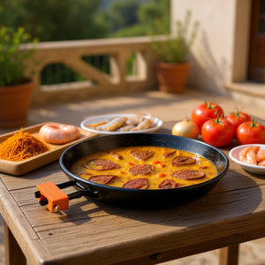 Fornello a gas portatile Garima Paellero Mod 450 omologato con superficie in ghisa per la cottura della paella - Product Image 3