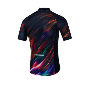 เสื้อจักรยานคุณภาพดีที่สุด เสื้อปั่นจักรยานเสือภูเขา แขนสั้น เสื้อผ้าสำหรับปั่นจักรยานแบบซิปเต็มตัว - Product Image 2