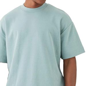 2025 venta al por mayor personalizado de secado rápido camiseta de gran tamaño pantalones cortos conjunto de 2 piezas para hombres de manga corta cuello redondo de algodón transpirable ropa de verano - Product Image 2