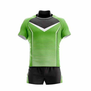 Conjunto de Uniforme de Rugby Personalizado para Hombre, Talla Grande, de Alta Calidad, Transpirable, Ecológico, Bordado y Sublimado - Product Image 2