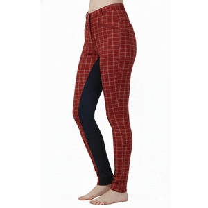 Culotte d'équitation Western de compétition, coupe haute, avec empiècement intégral, poches, anti-odeur, taille élastique - Product Image 6