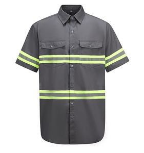 เสื้อโปโล RELICSTAR CARPORATION สีส้มสะท้อนแสงสำหรับทุกเพศ  แถบสะท้อนแสง ชุดทำงาน ยูนิฟอร์ม ผ้าฝ้าย สวมใส่สบาย กันลม - Product Image 2