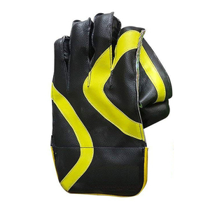 Gants de gardien de cricket en cuir rembourrés, haute protection, équipement de gardien, cuir doublement cousu - Product Image 2