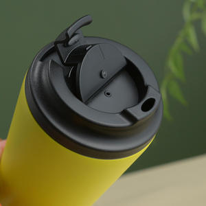 Jarra de viaje aislada con agarre ergonómico de lujo, taza de acero de primera calidad Seventeen Eight para chocolate caliente, apta para portavasos de coche. - Product Image 5