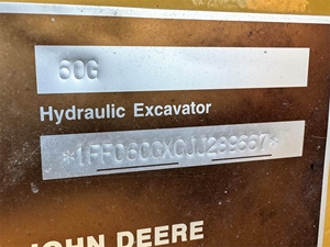 Excavatrice hydraulique 60G bien entretenue prête pour une exportation immédiate - Product Image 6