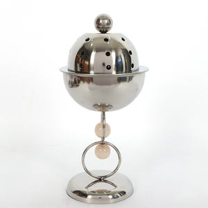 Premium Hanging <b>Bakhoor</b> Burner Arabic <b>Oud</b> Incense Burner Stand Modern <b>Bakhoor</b> Burner Decor Luxury Incense Holder with Marble Bas - Product Image 1