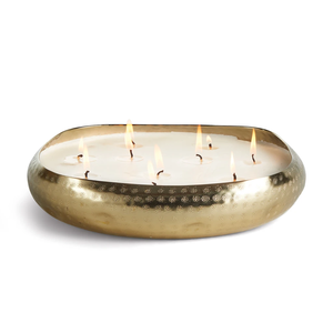 Portavelas de latón de lujo para velas de té, para bodas, eventos festivos, con acabado metálico liso, soporte para velas en forma de cuenco dorado para decoración del hogar, para mesa. - Product Image 3