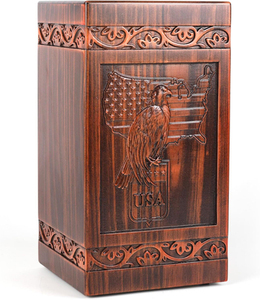 Urnes funéraires en bois pour cendres humaines adultes, personnalisables - Product Image 3