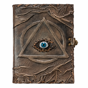 Cuaderno de Cuero Hocus Pocus, Estilo Vintage, para Brujería, Grimoire, con Borde Decorativo, Tamaño A6, 100 Hojas, Regalo, Libro de Hechizos - Product Image 2