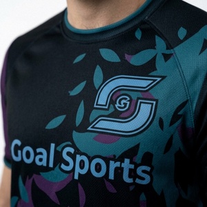Maillot de football personnalisé avec nom et logo, maillot de football rétro, ensemble vierge respirant à col rond, séchage rapide, manches courtes, pour homme adulte - Product Image 3