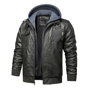 High Quality New Arrivals High Grade Winter <b>Jackets</b> For <b>Men</b> Oversize Clothing Casual Waterproof Street Wear <b>Leather</b> <b>Jackets</b> - Product Image 4