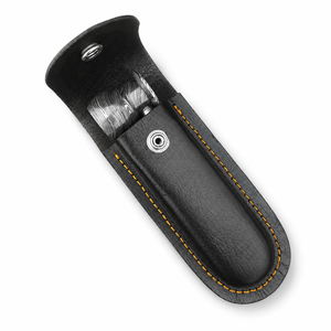 Jexmoo Pipa de Fumar Reutilizable de Acero de Damasco de Lujo Hecha a Mano con Funda de Cuero, Regalo para Papá, Esposo, Novio - Product Image 6