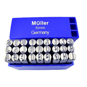 Jeu de tampons à lettres en acier CRV allemand, 27 pièces/ensemble, dureté HRC 58-62 degrés, YOUNG CYCLE GL-6.0mm A-Z - Product Image 1