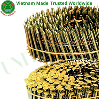 Clous à palette en spirale de 1-1/4 pouce, tige lisse, type vis, tête ronde, directement de l'usine du Vietnam pour palettes et charpentes