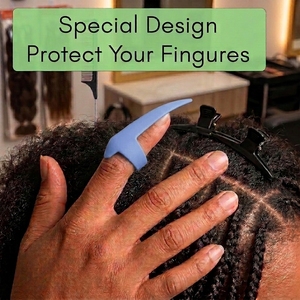 Outil professionnel de séparation des cheveux pour salon, séparateur de doigts facile à utiliser pour l'installation d'extensions capillaires, le sectionnement et la précision - Product Image 6