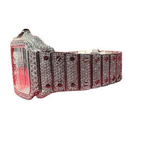 Reloj de Lujo con Diamantes Cultivados en Laboratorio 2026, VVS Moissanite, Acero Inoxidable, Mecánico, Estilo Antiguo, Cristal de Zafiro - Product Image 1