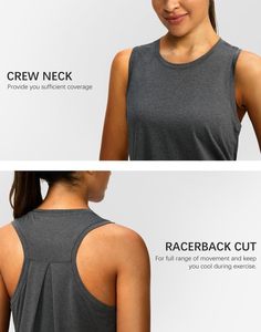 Camiseta sin mangas para mujer, de algodón acanalado, estilo camisola, ajuste ceñido, informal, para verano, gimnasio, yoga, top corto, transpirable, elástico, a la moda para damas - Product Image 6