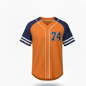 Maillot de baseball personnalisé pour hommes, vêtements de sport athlétiques, matière respirante, idéal pour le jeu d'équipe et une utilisation occasionnelle - Product Image 5