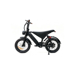 Bicicleta eléctrica JUNFU GT20 con llantas gruesas, cuadro de aluminio, 250W, frenos de disco hidráulicos delanteros y traseros, batería de litio, alta velocidad. - Product Image 4