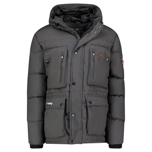 Chaqueta de Invierno Acolchada para Hombre, Personalizable OEM ODM, Premium, Casual, Impermeable, Transpirable, Ecológica, con Capucha, Cierre de Cremallera de Nailon - Product Image 1