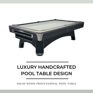 Table de billard américaine King 9025 Tournament Standard, en contreplaqué massif, poches en cuir véritable, système de retour de balles, disponible en OEM |   Best-seller - Product Image 2