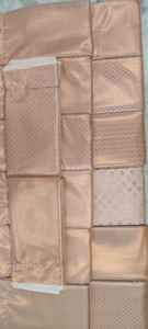 Tissu de brocart de luxe 100% polyester, tissage jacquard indien Banarasi, motif floral, doux, résistant à l'abrasion, robes de mariée - Product Image 4