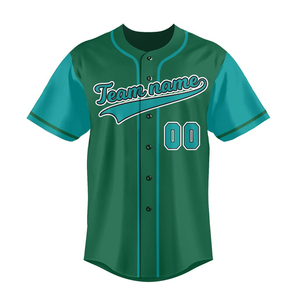 Classic fit men baseball jersey breathable sports shirt button front athletic design comfortable for baseball practice workouts - Product Image 2