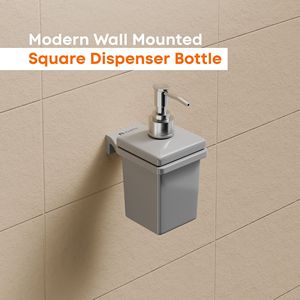 Ensemble de distributeurs de savon et de lotion de luxe pour hôtel, carrés, modernes, givrés, rechargeables, avec étiquettes imperméables, pour la vente au détail - Product Image 3