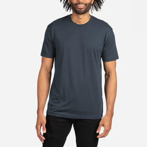 Camiseta de Jersey Premium 100% Algodón para Hombre, Estilo Básico, Impresión Láser, Logotipo Personalizado, Diseño de Punto, 250 Gramos, Transpirable - Product Image 2
