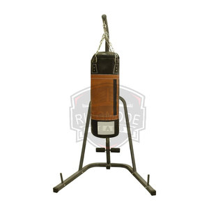 Sacs de frappe en cuir réglables en hauteur, robustes et très vendus, en matériau durable de haute qualité, à remplir de sable pour l'entraînement de boxe - Product Image 4