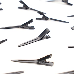 Pinzas de Metal para Extensiones de Cabello con Calidad de Salón, Pinzas Pequeñas de Acero Inoxidable Tipo Pico de Pato para Cortar, Teñir y Peinar el Cabello - Product Image 5