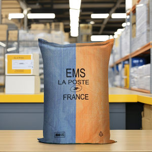 Sacs en plastique tissés par pp imperméables d'impression avec l'impression flexographique pour les solutions postales d'emballage - Product Image 2